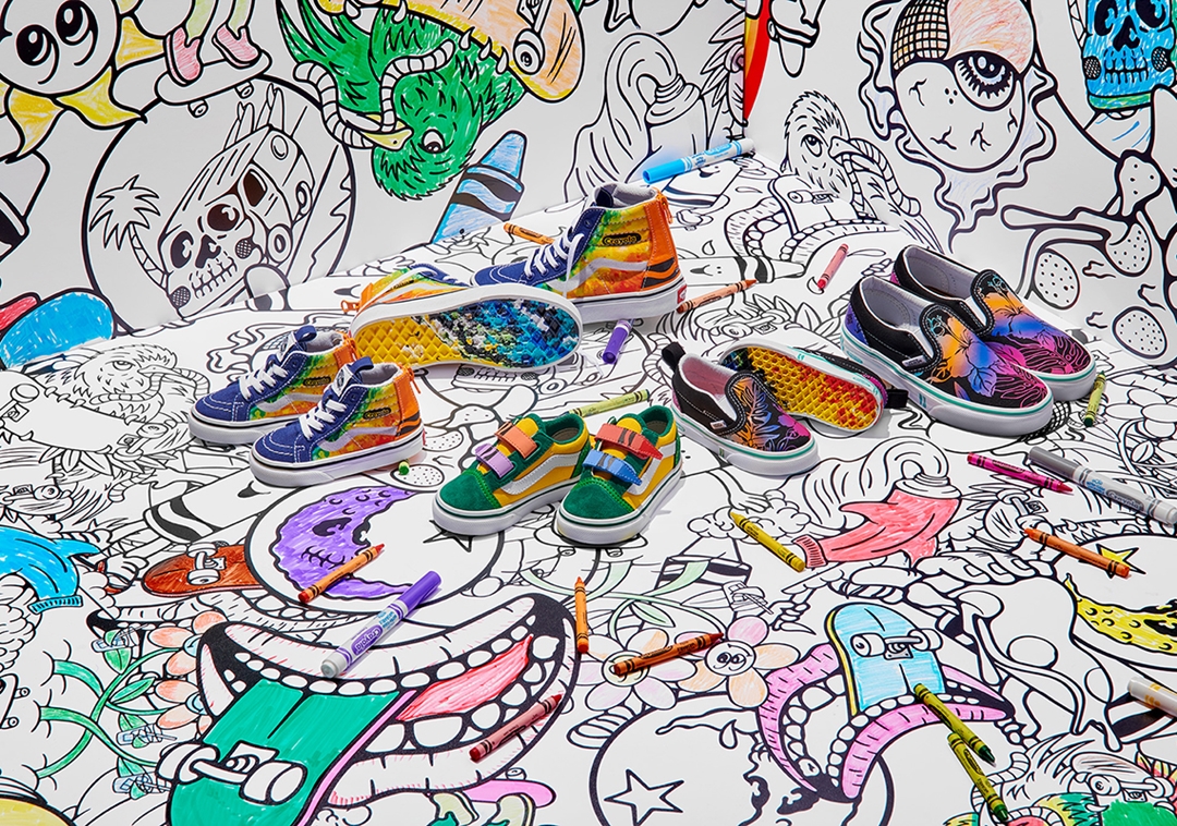 国内 2/18 発売！Crayola x VANS COLLECTION (クレヨラ バンズ コレクション)