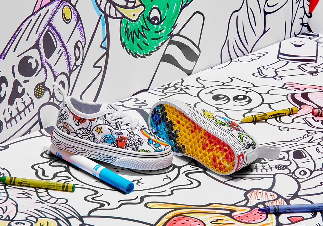 国内 2/18 発売！Crayola x VANS COLLECTION (クレヨラ バンズ コレクション)