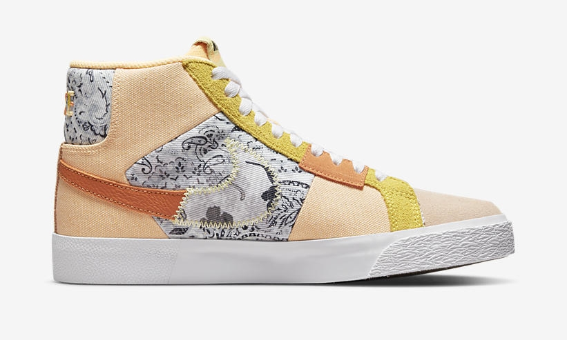 2022年 発売予定！ナイキ SB ブレーザー ミッド エッジ “フローラルペイズリー/オレンジ” (NIKE SB BLAZER MID EDGE “Floral Paisley/Orange”) [DM0859-800]