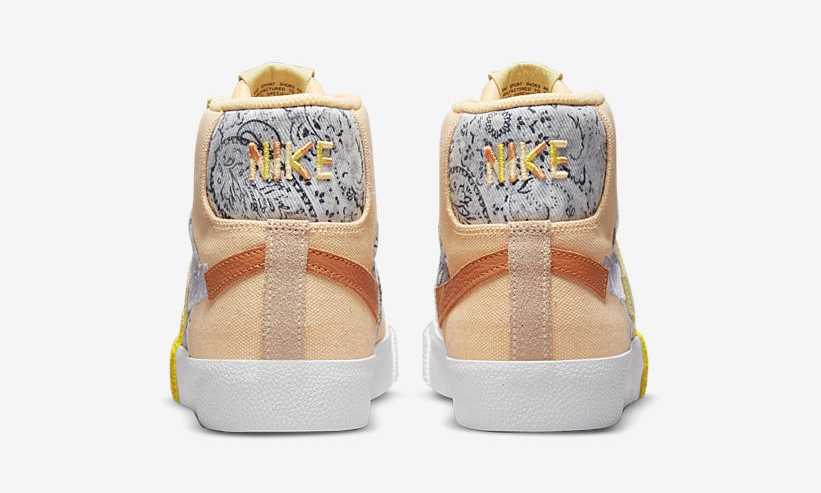 2022年 発売予定！ナイキ SB ブレーザー ミッド エッジ “フローラルペイズリー/オレンジ” (NIKE SB BLAZER MID EDGE “Floral Paisley/Orange”) [DM0859-800]