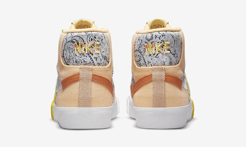 2022年 発売予定！ナイキ SB ブレーザー ミッド エッジ “フローラルペイズリー/オレンジ” (NIKE SB BLAZER MID EDGE “Floral Paisley/Orange”) [DM0859-800]