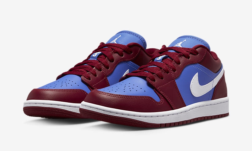 2022年 発売予定！ナイキ ウィメンズ エア ジョーダン 1 ロー “ディープレッド/ブルー” (NIKE WMNS AIR JORDAN 1 LOW “Deep Red/Blue”) [DC0774-604]