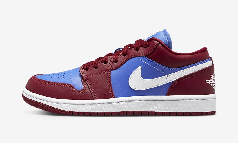 2022年 発売予定！ナイキ ウィメンズ エア ジョーダン 1 ロー “ディープレッド/ブルー” (NIKE WMNS AIR JORDAN 1 LOW “Deep Red/Blue”) [DC0774-604]