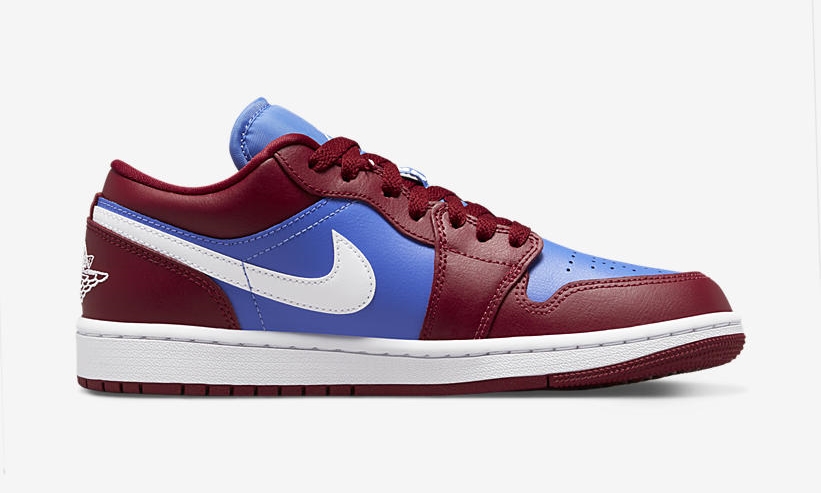 2022年 発売予定！ナイキ ウィメンズ エア ジョーダン 1 ロー “ディープレッド/ブルー” (NIKE WMNS AIR JORDAN 1 LOW “Deep Red/Blue”) [DC0774-604]