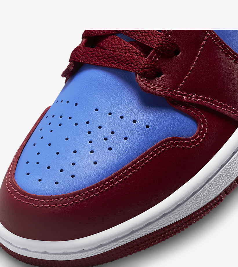 2022年 発売予定！ナイキ ウィメンズ エア ジョーダン 1 ロー “ディープレッド/ブルー” (NIKE WMNS AIR JORDAN 1 LOW “Deep Red/Blue”) [DC0774-604]