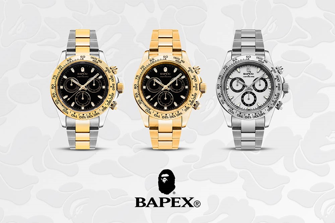 A BATHING APE オリジナルリストウォッチ「BAPEX」新作「TYPE4」3型が2/11、2/12 発売 (ア ベイシング エイプ)