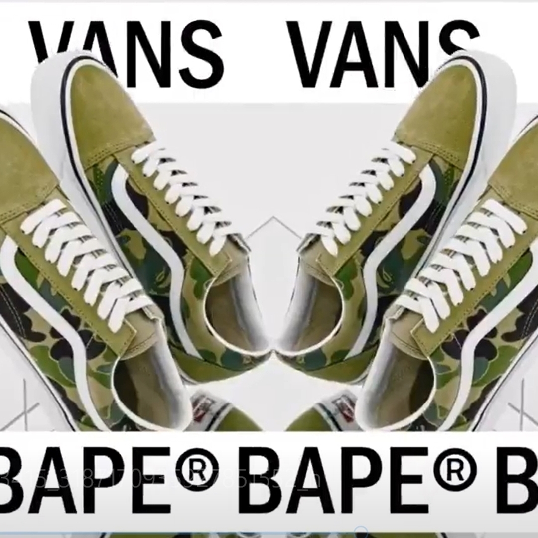 【国内 2/26 発売】A BATHING APE × VANS 2022年 春夏コラボレーション (ア ベイシング エイプ バンズ 2022 S/S)