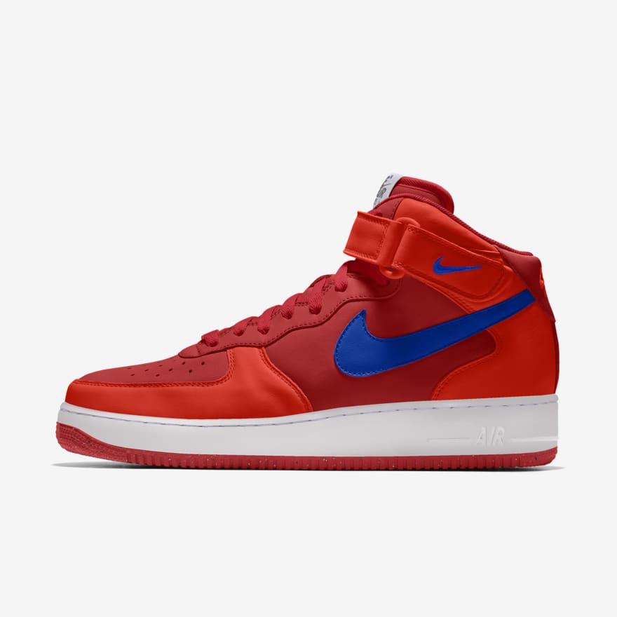 【NIKE BY YOU】上質なレザーとスエードを好みの位置に配置！AIR FORCE 1 MID (ナイキ エア フォース 1 ミッド) [DN4163-991]