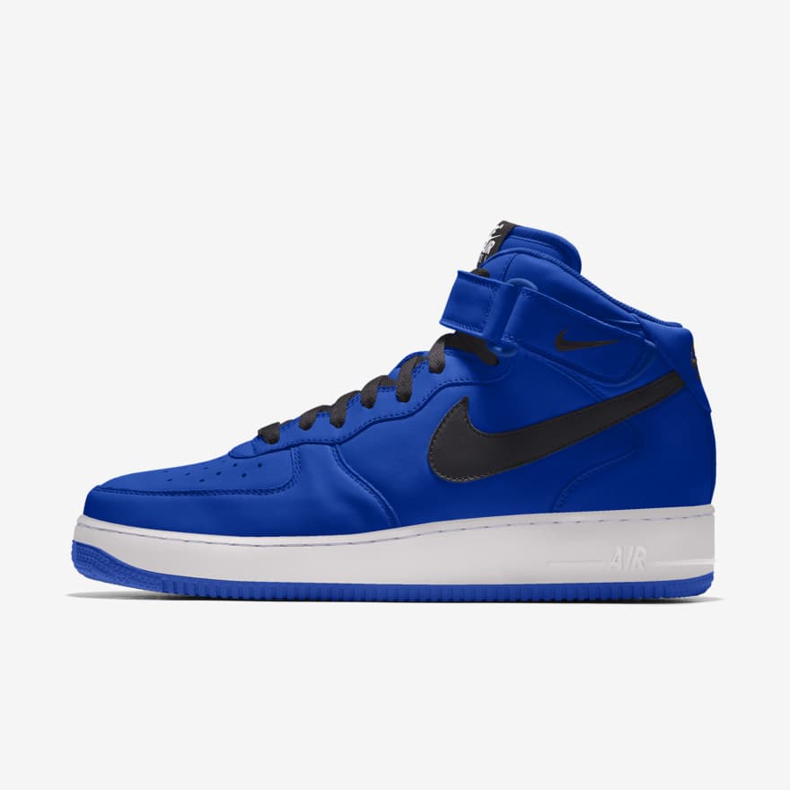 【NIKE BY YOU】上質なレザーとスエードを好みの位置に配置！AIR FORCE 1 MID (ナイキ エア フォース 1 ミッド) [DN4163-991]