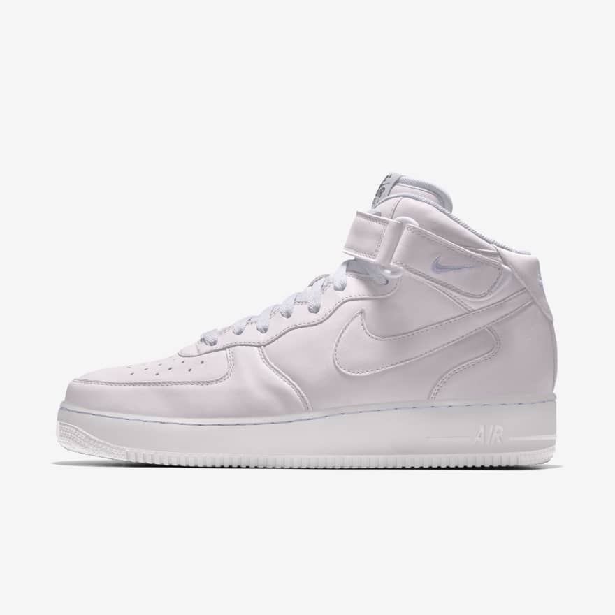 【NIKE BY YOU】上質なレザーとスエードを好みの位置に配置！AIR FORCE 1 MID (ナイキ エア フォース 1 ミッド) [DN4163-991]