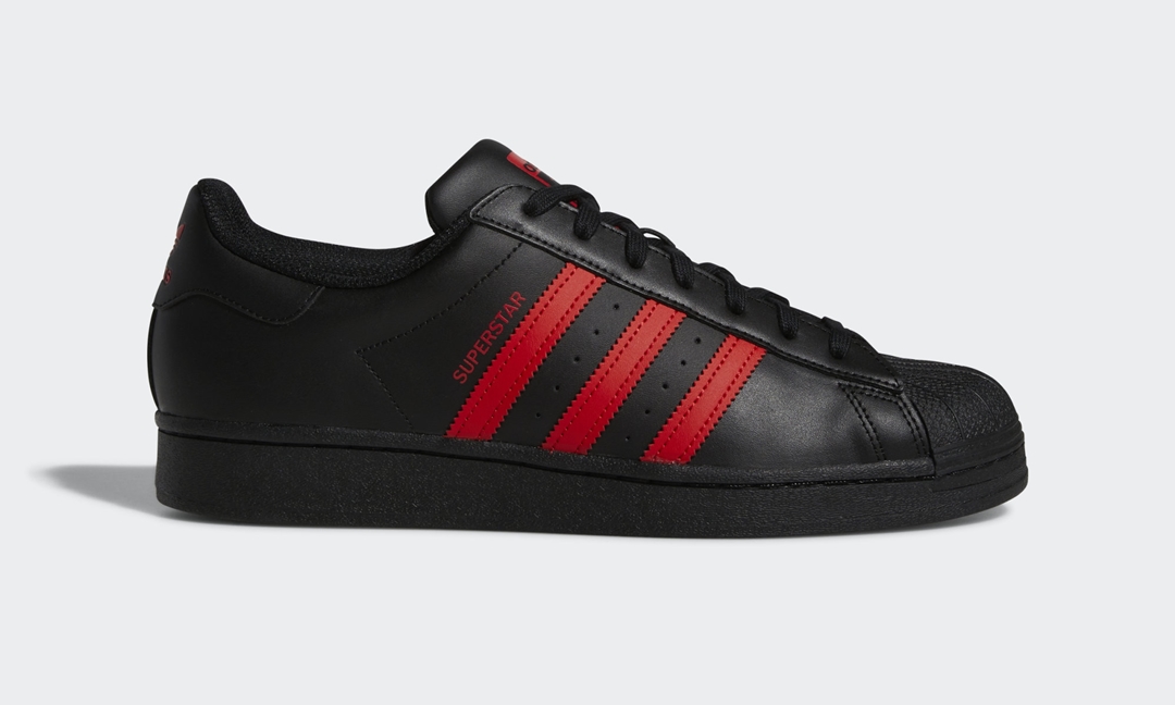 adidas Originals SUPERSTAR “Core Black/Vivid Red” (アディダス オリジナルス スーパースター “コアブラック/ビビッドレッド”) [GZ3739]