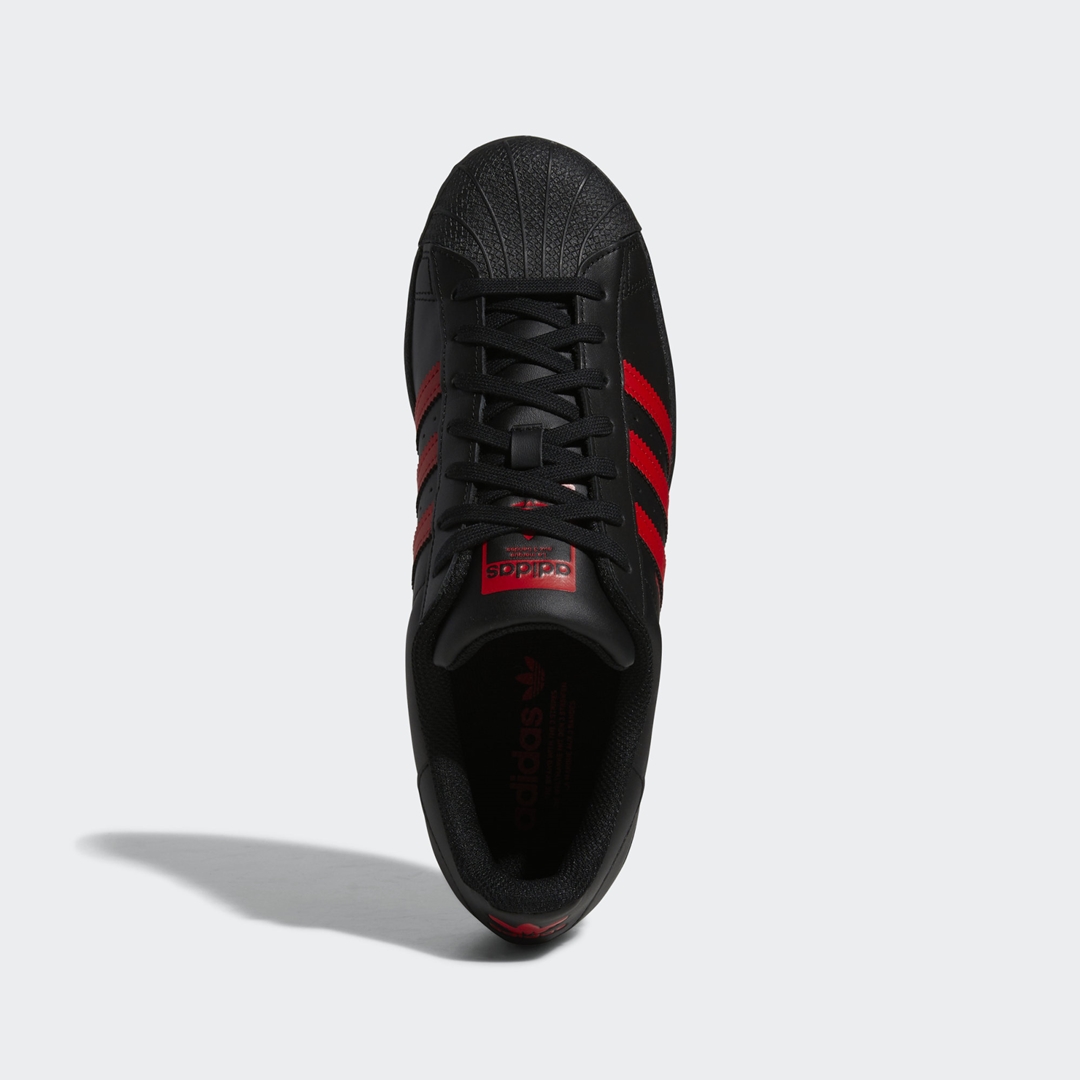 adidas Originals SUPERSTAR “Core Black/Vivid Red” (アディダス オリジナルス スーパースター “コアブラック/ビビッドレッド”) [GZ3739]