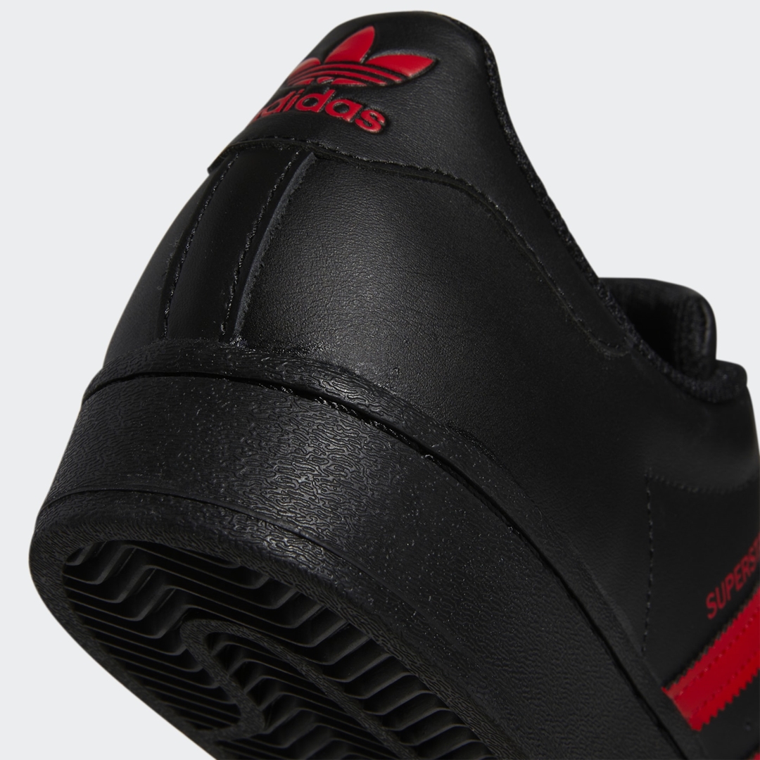 adidas Originals SUPERSTAR “Core Black/Vivid Red” (アディダス オリジナルス スーパースター “コアブラック/ビビッドレッド”) [GZ3739]