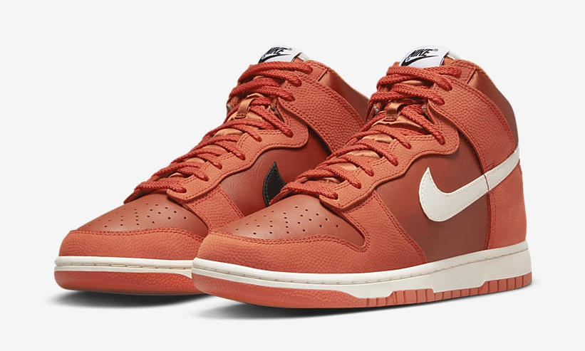 【国内 4/14 発売】ナイキ ダンク ハイ プレミアム EMB “バスケットボール/オレンジ” (NIKE DUNK HIGH PREMIUM EMB “Basketball/Orange”) [DH8008-800]