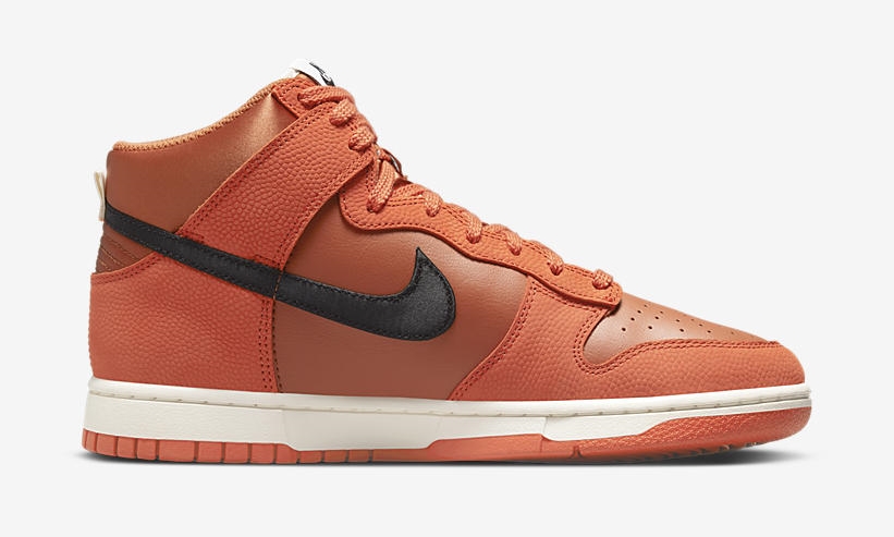 【国内 4/14 発売】ナイキ ダンク ハイ プレミアム EMB “バスケットボール/オレンジ” (NIKE DUNK HIGH PREMIUM EMB “Basketball/Orange”) [DH8008-800]