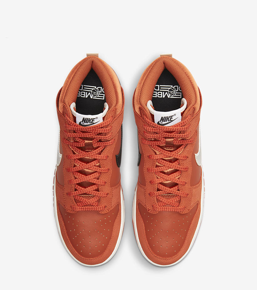 【国内 4/14 発売】ナイキ ダンク ハイ プレミアム EMB “バスケットボール/オレンジ” (NIKE DUNK HIGH PREMIUM EMB “Basketball/Orange”) [DH8008-800]