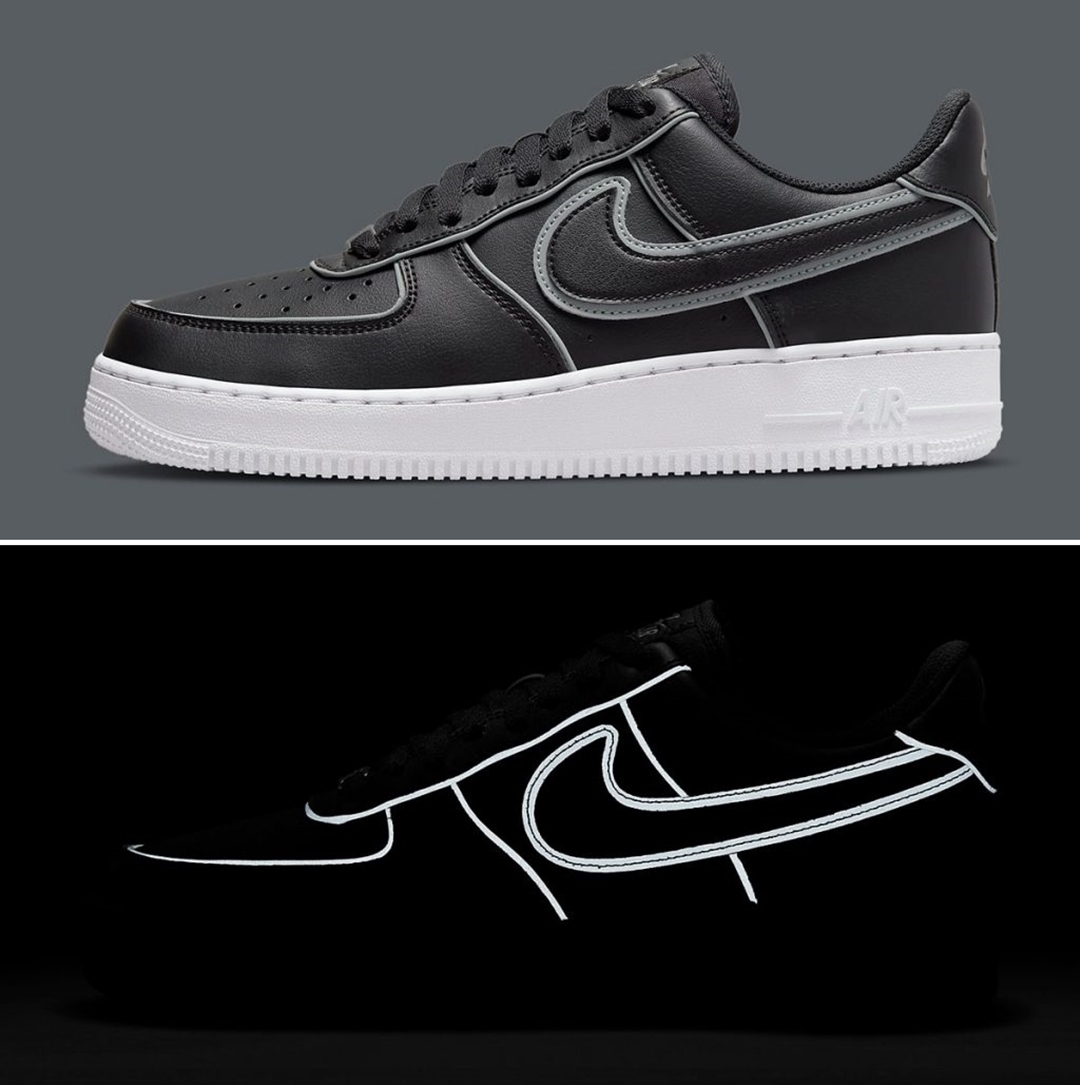 2022年 発売予定！ナイキ エア フォース 1 ロー “リフレクティブパイピング/ブラック” (NIKE AIR FORCE 1 LOW “Reflective Piping/Black”)