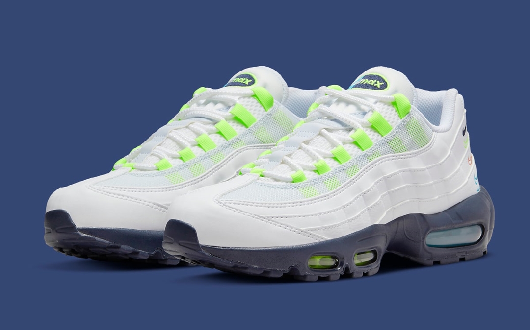 2022年 発売予定！ナイキ エア マックス 95 “ファイブスウッシュ/ホワイト/ネイビー” (NIKE AIR MAX 95 “Five Swoosh/White/Navy”)