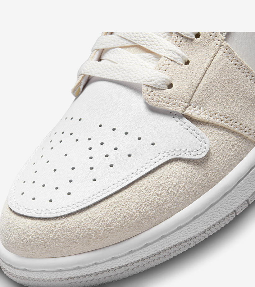 【国内 6/6 発売】NIKE AIR JORDAN 1 LOW SE CRAFT “Inside Out/White/Grey” (ナイキ エア ジョーダン 1 ロー “インサイドアウト/ホワイト/グレー”) [DN1635-100]