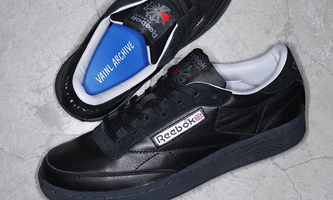 2/25 発売！REEBOK VAINL ARCHIVE CLUB C 85 GTX “Core Black