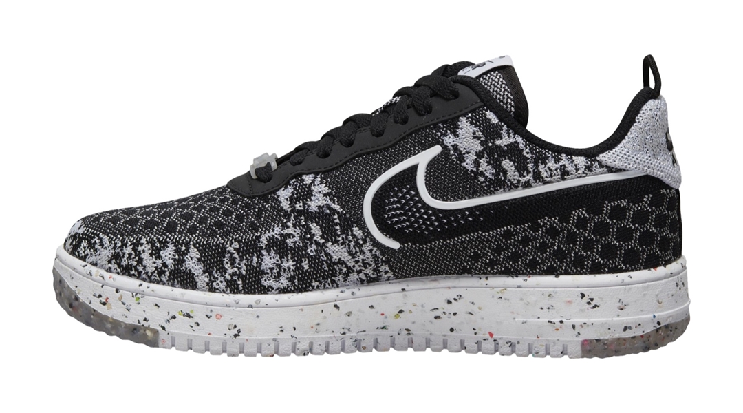 2022年 発売予定！ナイキ エア フォース 1 ロー クレーター フライニット “ブラック/ホワイト” (NIKE AIR FORCE 1 LOW CRATER FLYKNIT ”Black/White”) [DM0590-001]