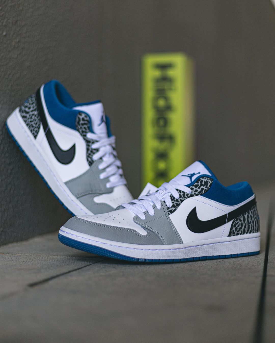 【国内 4/8 発売】ナイキ エア ジョーダン 1 ロー “トゥルーブルー” (NIKE AIR JORDAN 1 LOW “True Blue”) [DM1199-140]