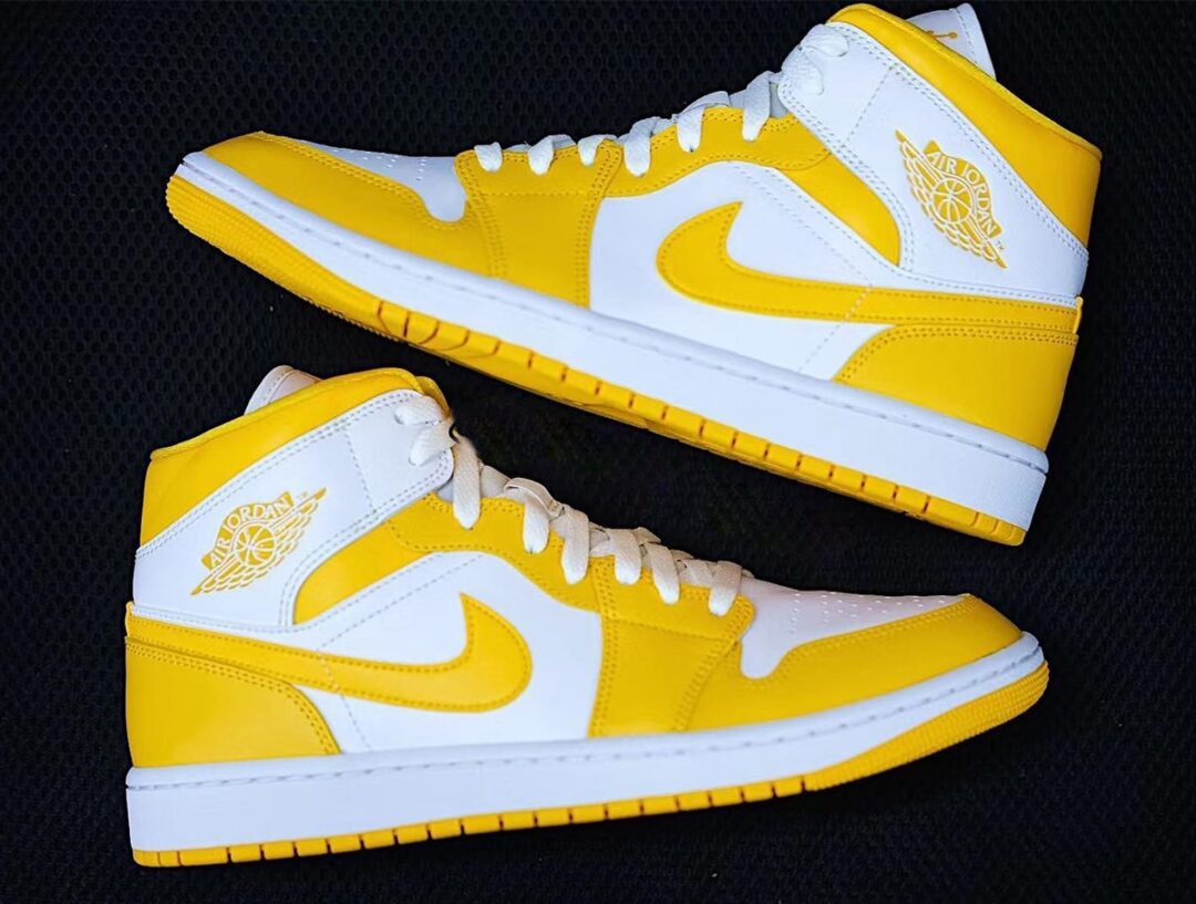 【国内 8/17 発売】ナイキ エア ジョーダン 1 ミッド “レモン” (NIKE AIR JORDAN 1 MID “Lemon”) [BQ6472-117]