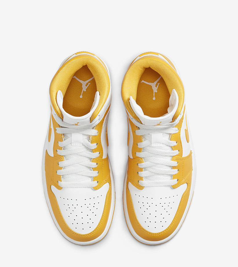 【国内 8/17 発売】ナイキ エア ジョーダン 1 ミッド “レモン” (NIKE AIR JORDAN 1 MID “Lemon”) [BQ6472-117]