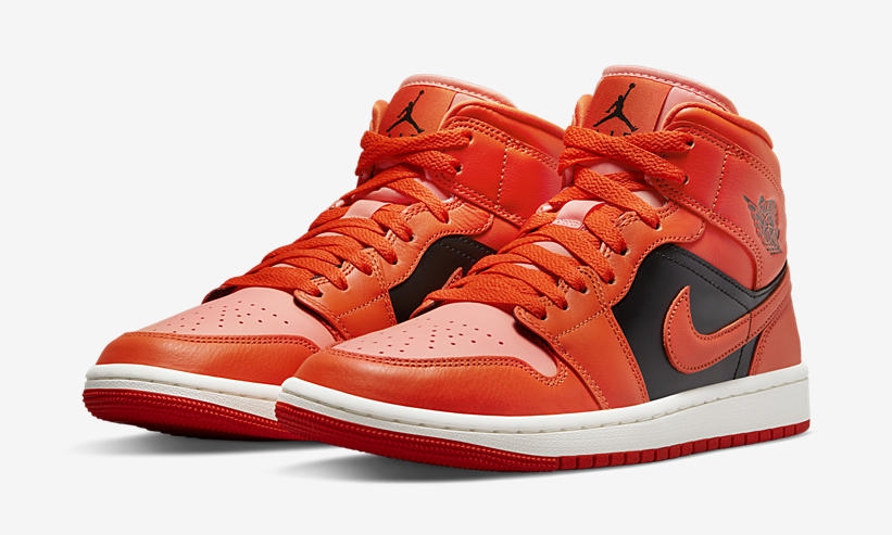 【国内 8/17 発売】ナイキ エア ジョーダン 1 ミッド “オレンジ/ブラック” (NIKE AIR JORDAN 1 MID “Orange/Black”) [DM3381-600]