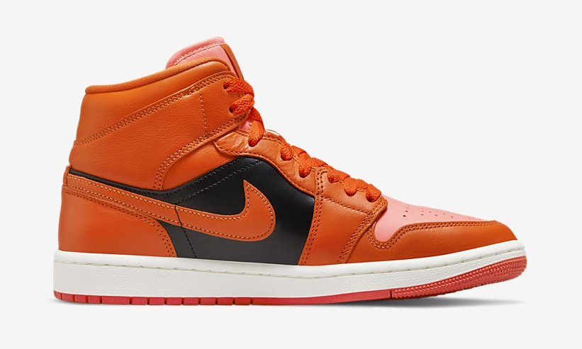 【国内 8/17 発売】ナイキ エア ジョーダン 1 ミッド “オレンジ/ブラック” (NIKE AIR JORDAN 1 MID “Orange/Black”) [DM3381-600]