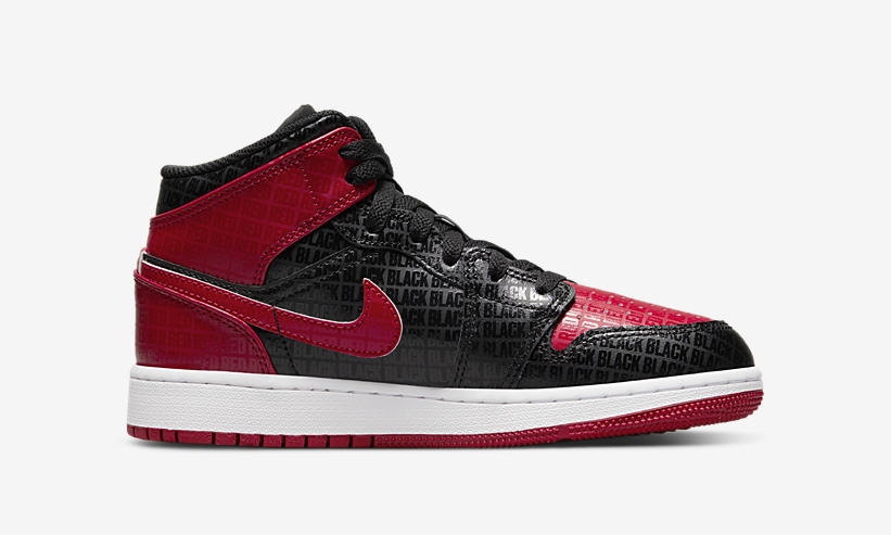 【国内 5/11 発売予定】ナイキ エア ジョーダン 1 ミッド “ブラック+レッド=ブレッド” (NIKE AIR JORDAN 1 MID “Black+Red=Bred”) [DM9650-001]