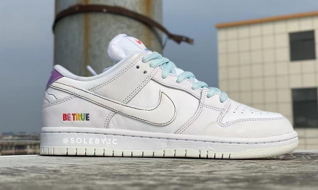 【国内 6/13 発売】ナイキ SB ダンク ロー “ビートゥルー/ホワイト” (NIKE SB DUNK LOW “Be True/White”) [DR4876-100]