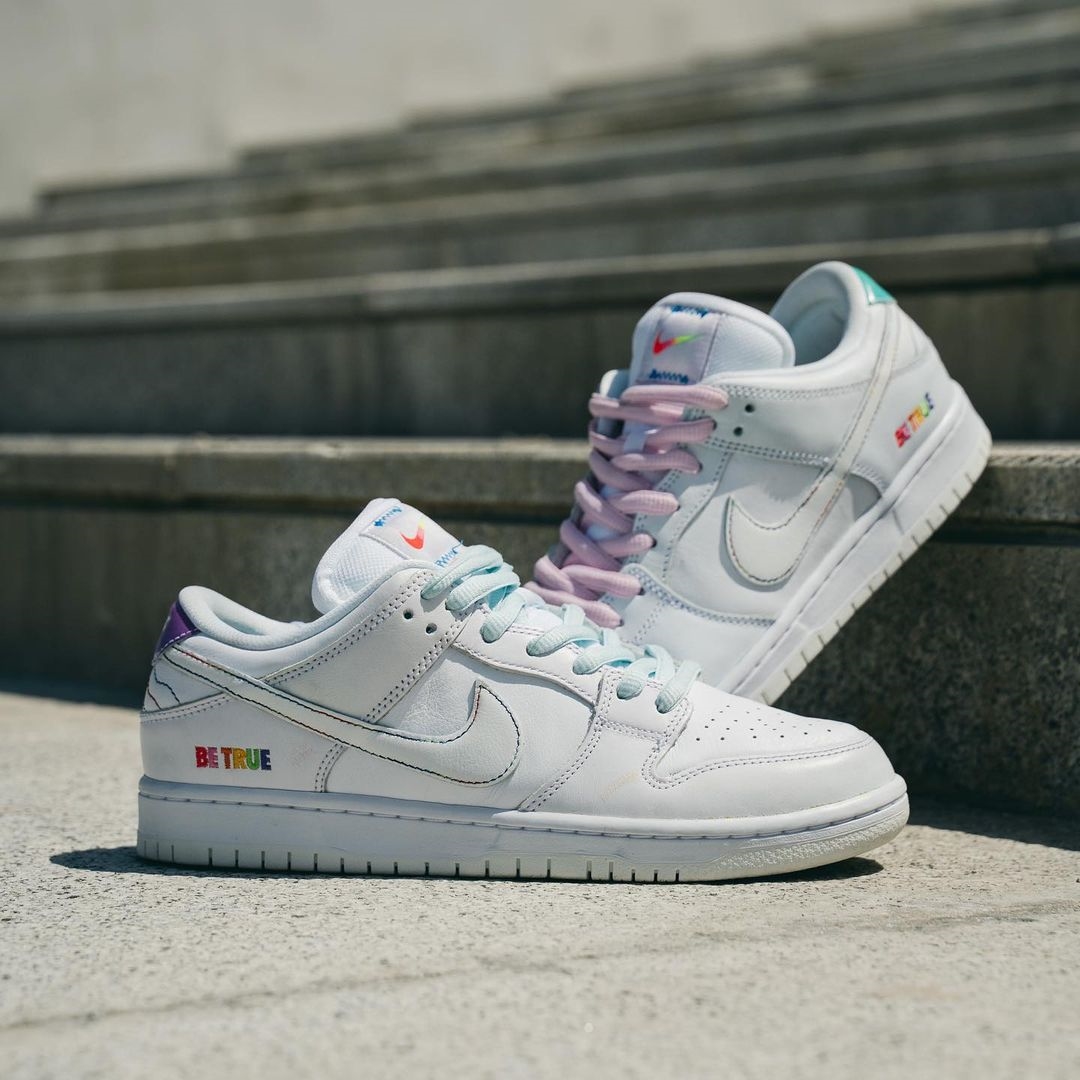 【国内 6/13 発売】ナイキ SB ダンク ロー “ビートゥルー/ホワイト” (NIKE SB DUNK LOW “Be True/White”) [DR4876-100]