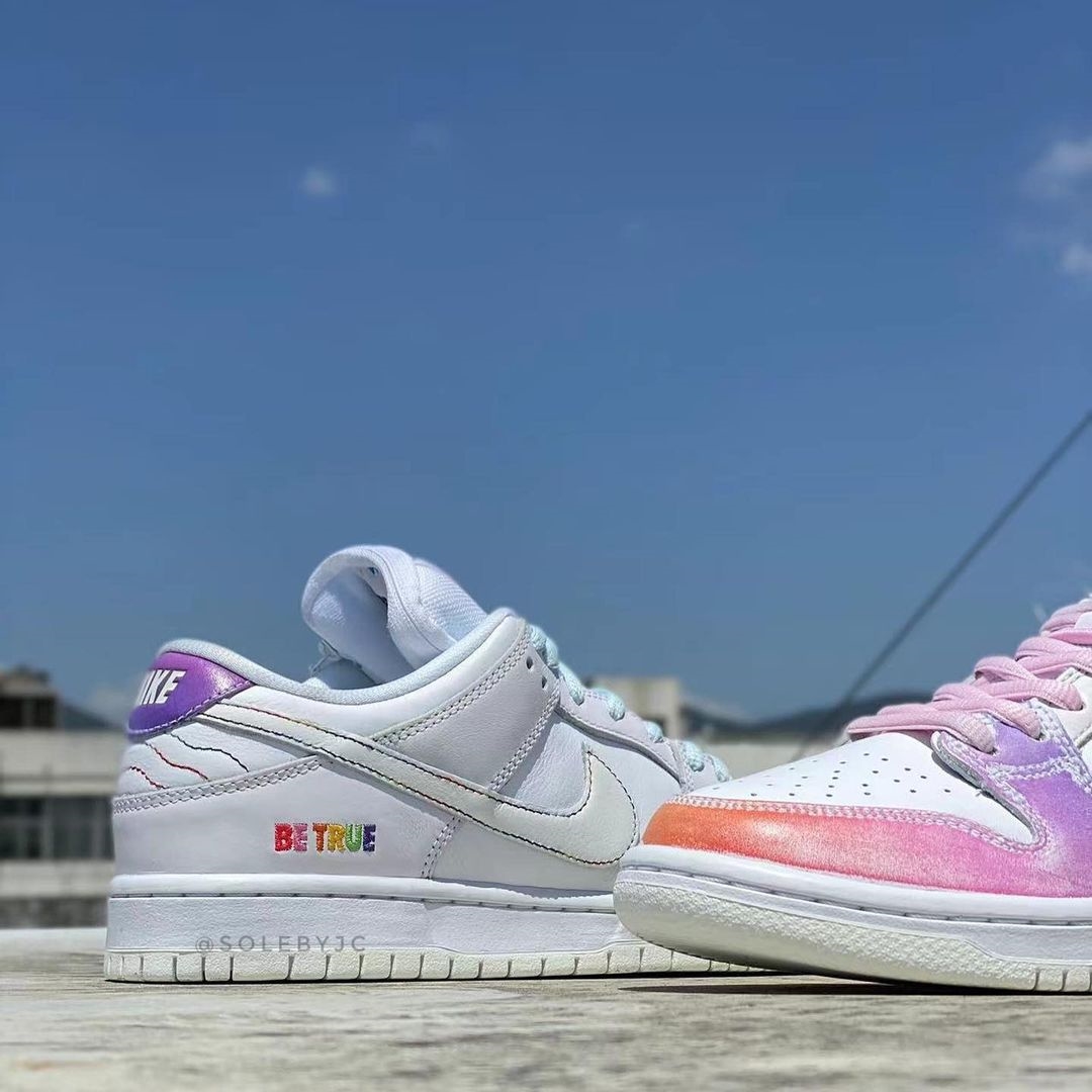 【国内 6/13 発売】ナイキ SB ダンク ロー “ビートゥルー/ホワイト” (NIKE SB DUNK LOW “Be True/White”) [DR4876-100]