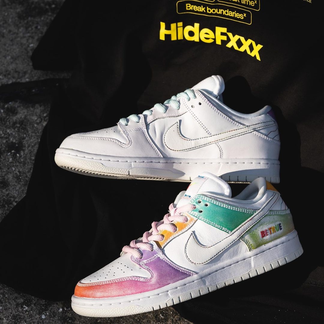 【国内 6/13 発売】ナイキ SB ダンク ロー “ビートゥルー/ホワイト” (NIKE SB DUNK LOW “Be True/White”) [DR4876-100]