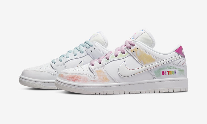 【国内 6/13 発売】ナイキ SB ダンク ロー “ビートゥルー/ホワイト” (NIKE SB DUNK LOW “Be True/White”) [DR4876-100]