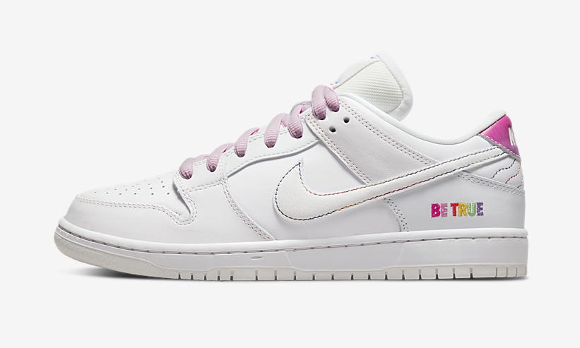 【国内 6/13 発売】ナイキ SB ダンク ロー “ビートゥルー/ホワイト” (NIKE SB DUNK LOW “Be True/White”) [DR4876-100]