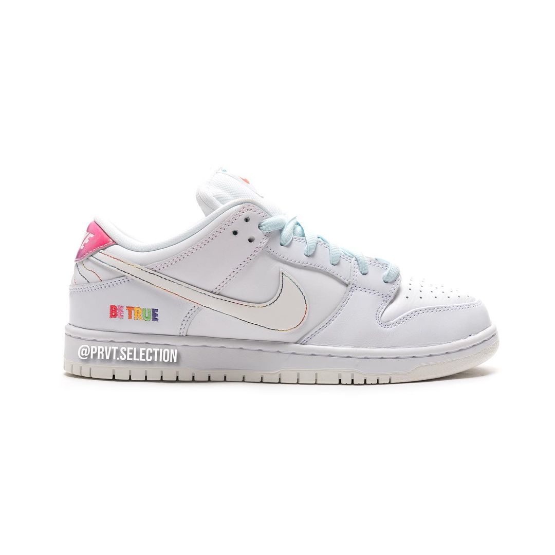 【国内 6/13 発売】ナイキ SB ダンク ロー “ビートゥルー/ホワイト” (NIKE SB DUNK LOW “Be True/White”) [DR4876-100]