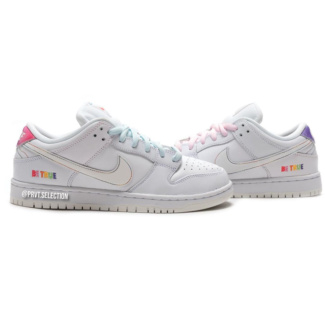 【国内 6/13 発売】ナイキ SB ダンク ロー “ビートゥルー/ホワイト” (NIKE SB DUNK LOW “Be True/White”) [DR4876-100]