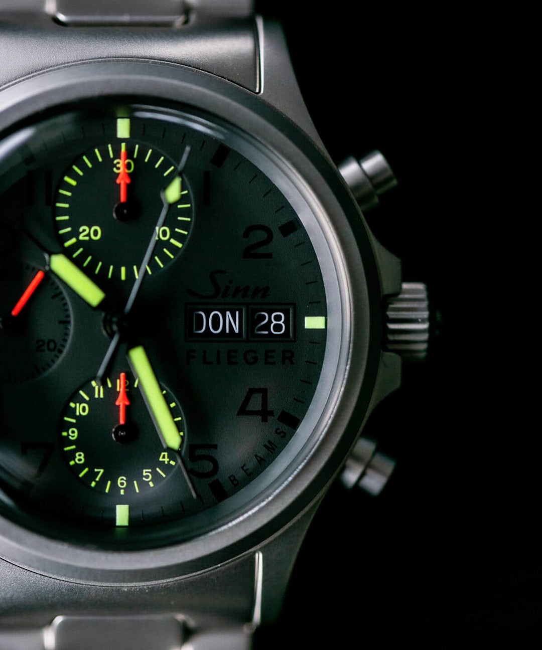 Sinn × BEAMS / 別注『356』“FLIEGER” 45thモデル クロノグラフ ウォッチ (ジン ビームス)