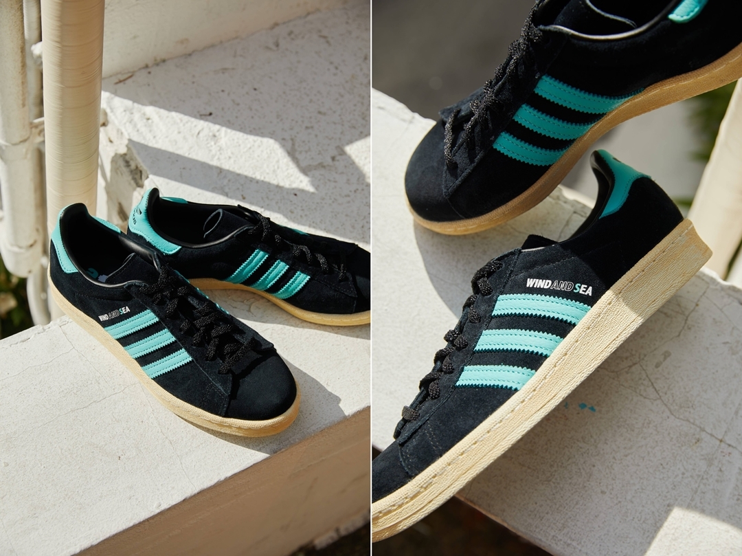 adidas × atmos × WIND AND SEA CAMPUS 80s