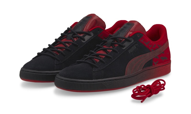 バットマン × プーマ スエード クラシック “ブラック/レッド” (BATMAN PUMA SUEDE CLASSIC “Black/Red”) [383291-01]