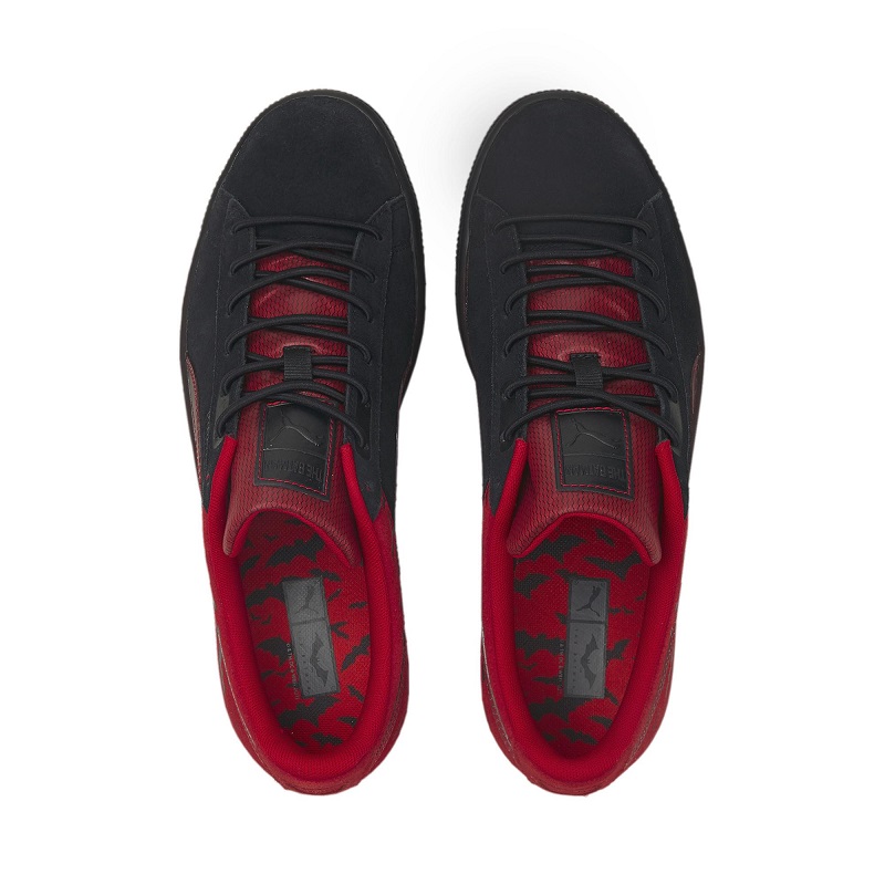 バットマン × プーマ スエード クラシック “ブラック/レッド” (BATMAN PUMA SUEDE CLASSIC “Black/Red”) [383291-01]