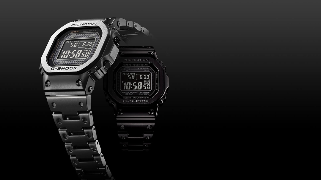 3/11 発売！初代G-SHOCK「DW-5000C」の遺伝子を受け継ぐフルメタルスクエアモデルの”ブラックカラーモデル”に仕上げたスペシャルモデル “GMW-B5000MB-1JF” (ジーショック Gショック)