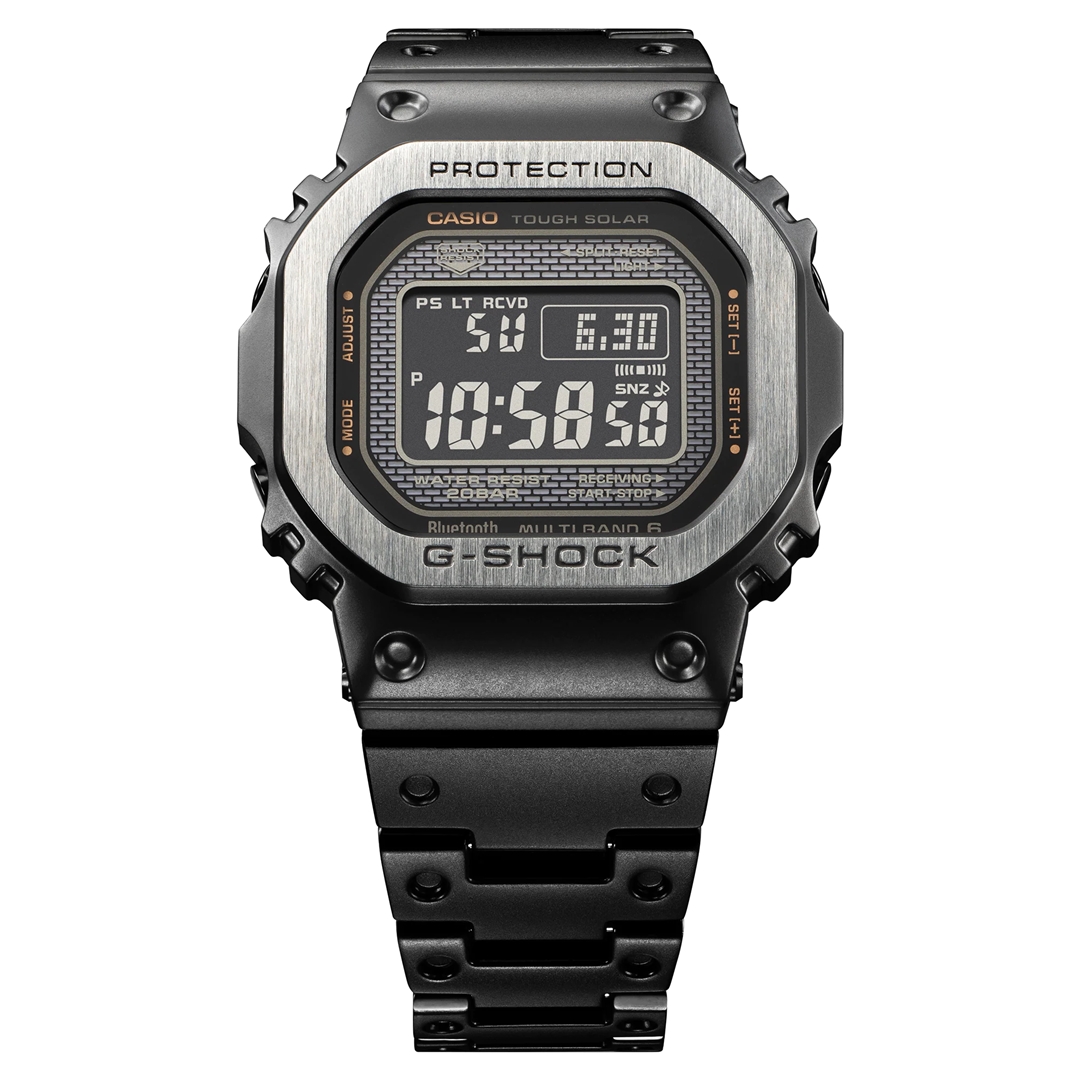 3/11 発売！初代G-SHOCK「DW-5000C」の遺伝子を受け継ぐフルメタルスクエアモデルの”ブラックカラーモデル”に仕上げたスペシャルモデル “GMW-B5000MB-1JF” (ジーショック Gショック)