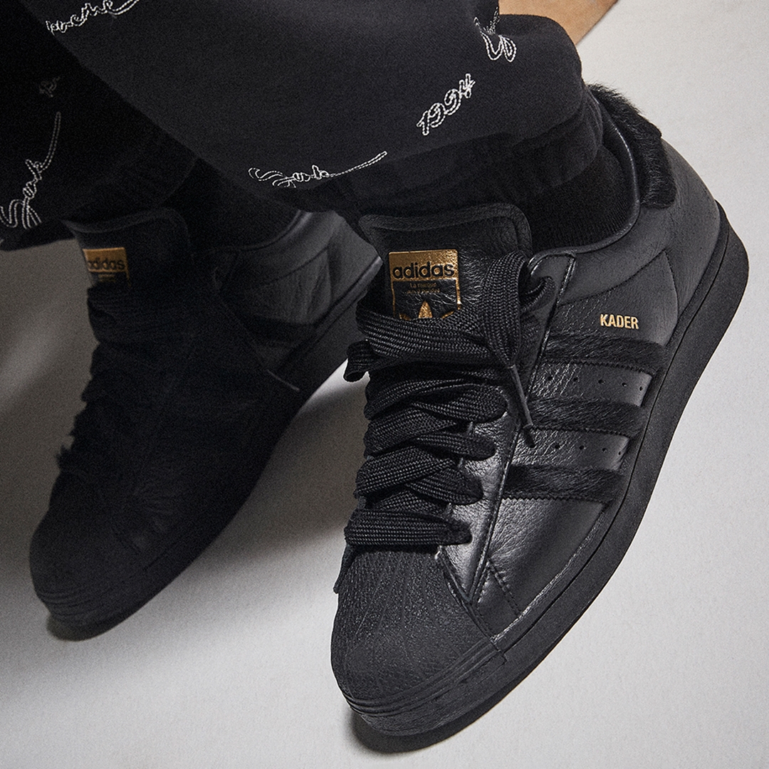 【国内 3/13 発売】Kader Sylla x adidas Originals SUPERSTAR ADV “Black” (カデル・シラ アディダス オリジナルス スーパースター “ブラック”) [GX7172]