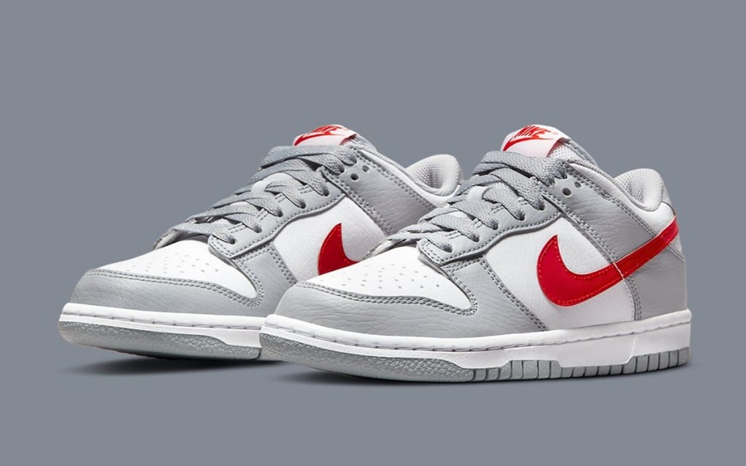 ナイキ NIKE ■ 【 WMNS DUNK LOW Grey Red DD1503 122 】 ウィメンズ ダンク ロー グレー レッド スニーカー f19209