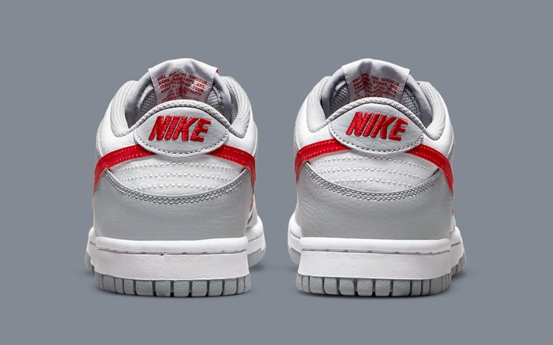 2022年 発売予定！ナイキ GS ダンク ロー “ホワイト/グレー/レッド” (NIKE GS DUNK LOW “White/Grey/Red”)