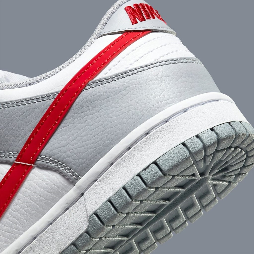 2022年 発売予定！ナイキ GS ダンク ロー “ホワイト/グレー/レッド” (NIKE GS DUNK LOW “White/Grey/Red”)