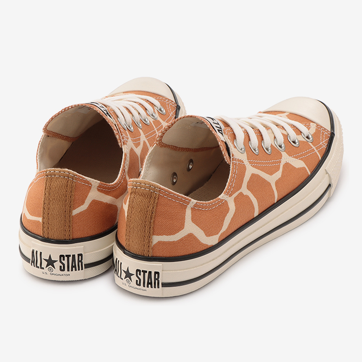 3/25 発売！1987年のアーカイブからジラフ柄を採用した CONVERSE ALL STAR US GIRAFFESPOT OX/HI (コンバース オールスター US ジラフスポット)